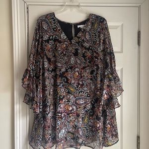 Calvin Klein paisley dress